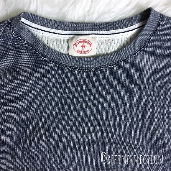 Brooks Brothers Red Fleece Blue Terry Sweatshirt - Picture 3 of 6